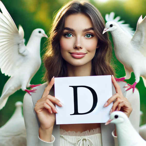 Vgel mit D